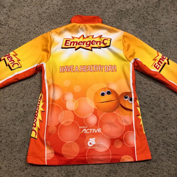 EMERGEN-C LOGO XS Women’s Zip Up TRACK JACKET Custom Champion *RARE* Z22 - Picture 10 of 10